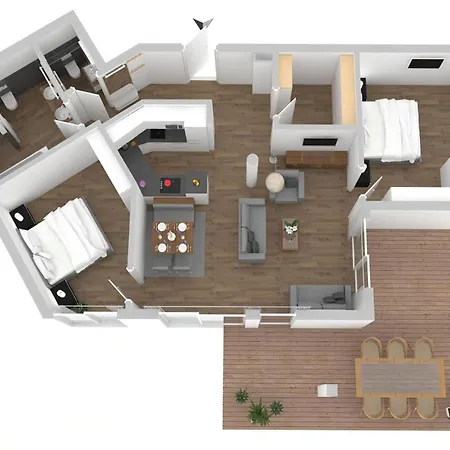 Am Luetten - In Der Hafenresidenz Mit Terrasse & Mueritzblick Waren (Mueritz)